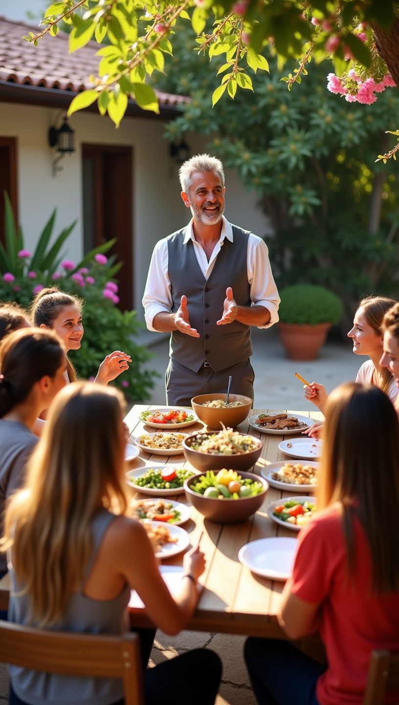 Αθλήτρια που απολαμβάνει ένα υγιεινό γεύμα μετά την προπόνηση